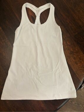lululemon White Racerback Tank